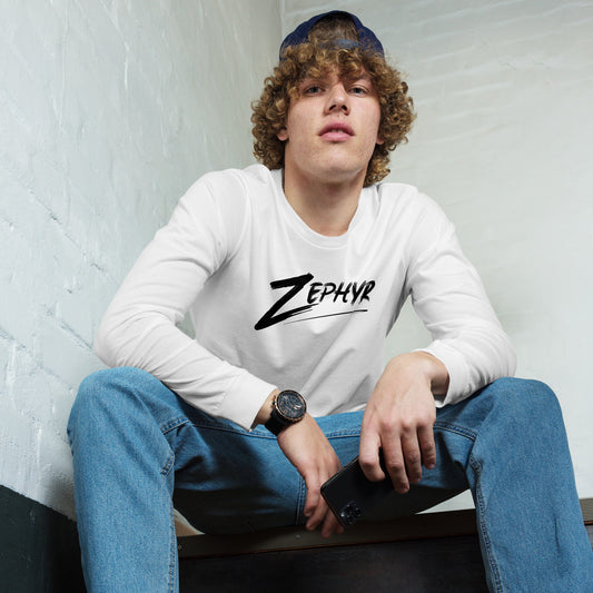 Men's long sleeve Zephyr Surf Tee, inspired by the Lords of Dogtown and original Z-Boys.